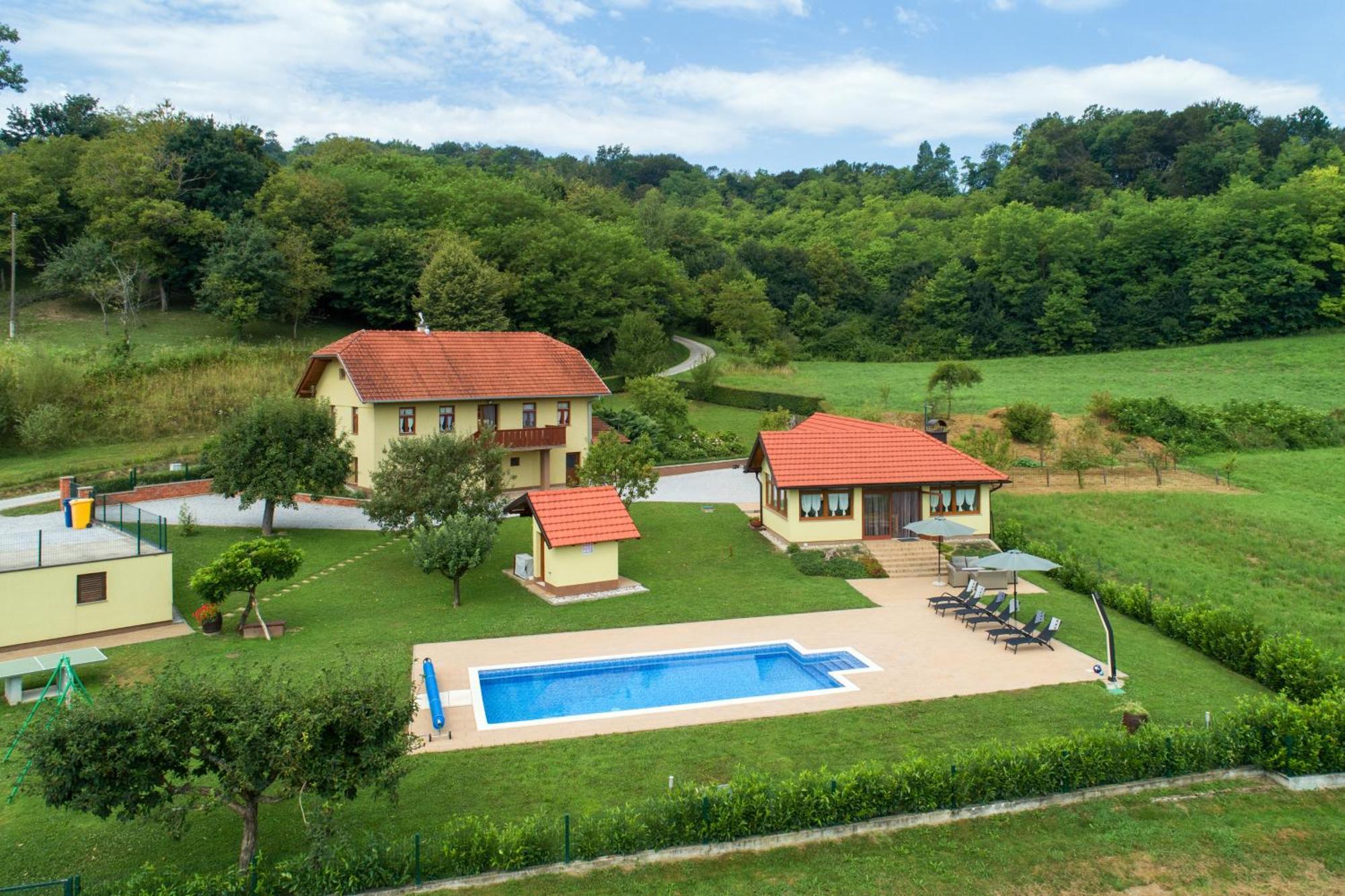 Ruralna Kuca 'Villa Zagorka' Za Odmor Sa Bazenom I Bocalistem Donja Pacetina エクステリア 写真